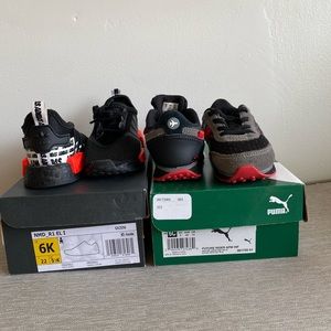 COMBO KIDS ADIDAS & PUMA SNEAKERS SIZE 6